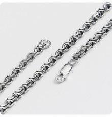 Серебряная цепь Москвичка (с чернением)